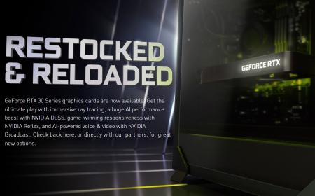 NVIDIA anuncia el regreso de stock de las tarjetas gráficas GeForce RTX Serie 30