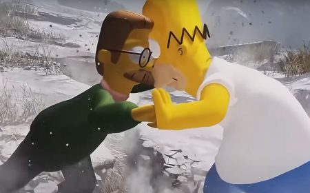 Mira esta loquísimo mod de God of War con Los Simpson Hit n’ Run