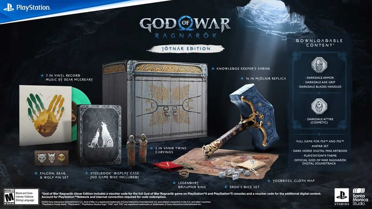 god of war ragnarok ediciones