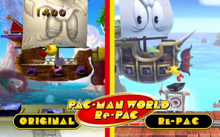 Pac-Man World: Mira esta comparativa con la versión clásica de PSOne