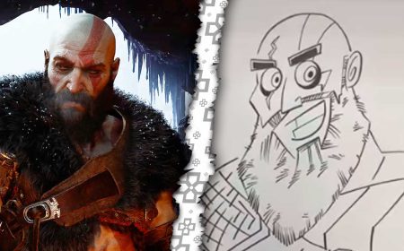 Creador de ‘Los Padrinos Mágicos’ dibuja a Kratos a su estilo