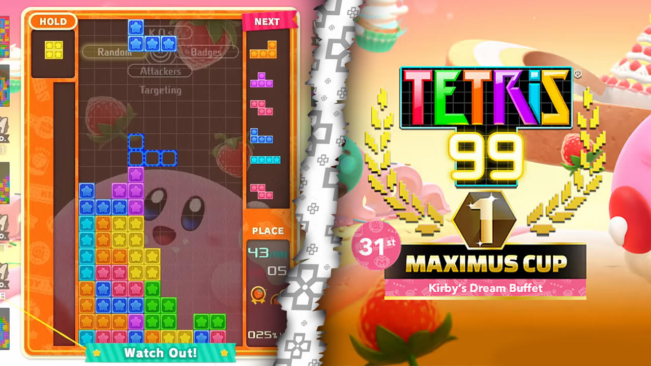 tetris 99 kirby