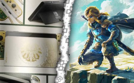 Se filtran imágenes una Switch OLED de Zelda Tears of the Kingdom