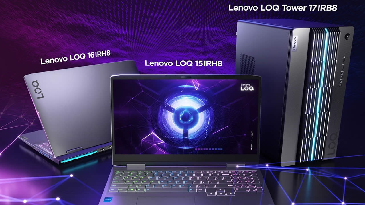Lenovo presents its new LOQ gaming laptops