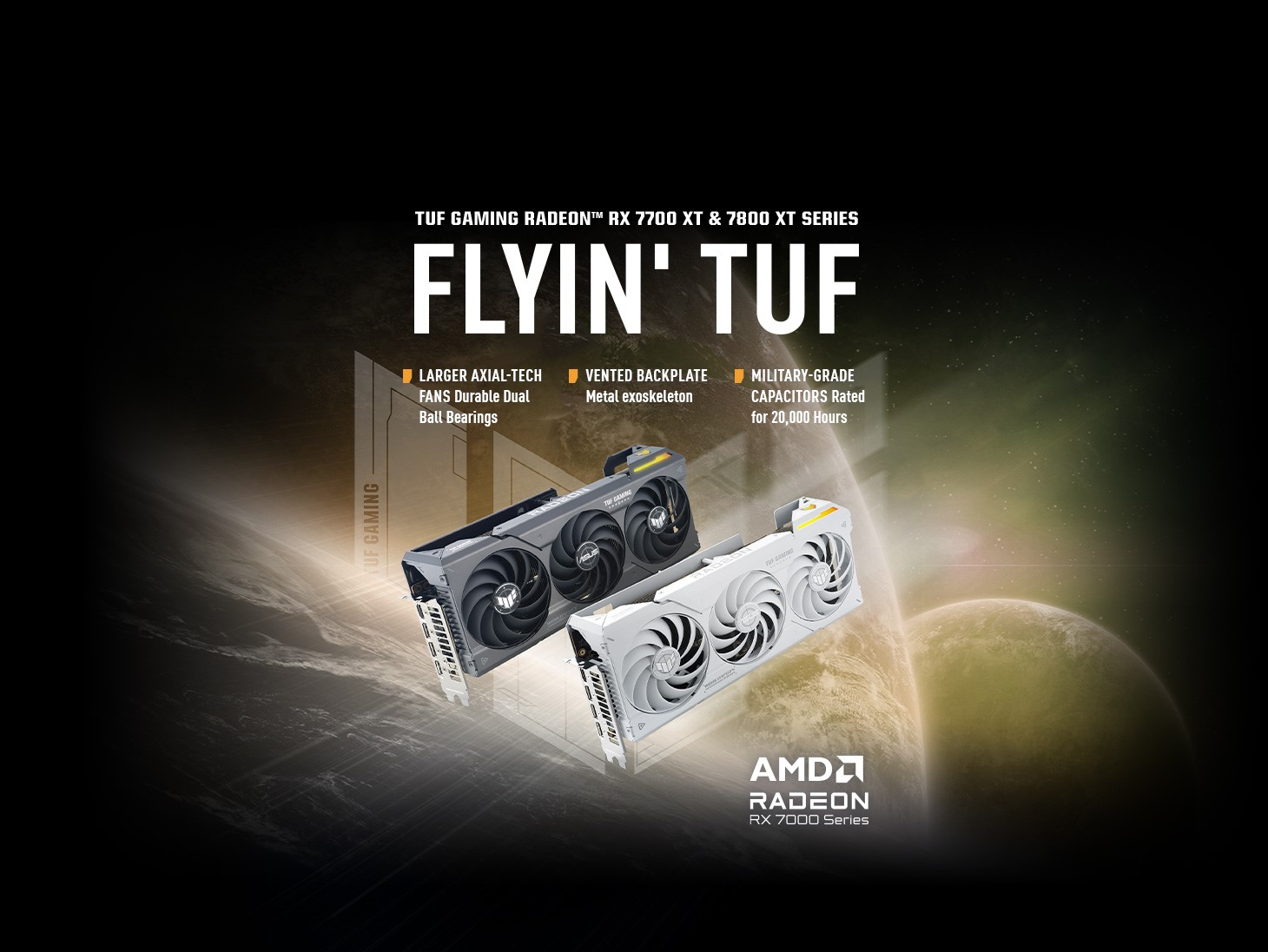 ASUS anuncia las tarjetas gráficas TUF Gaming AMD Radeon RX 7800 XT y Radeon RX 7700 XT