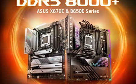 ASUS muestra cómo Overclockear la memoria a DDR5-8000 con placas base ASUS AM5 y el firmware más reciente