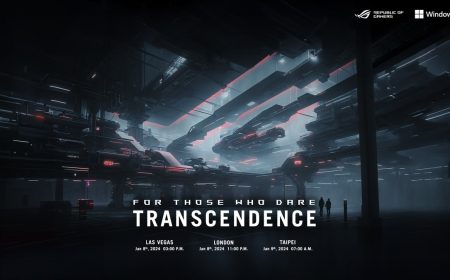 ASUS Republic of Gamers anuncia el evento de lanzamiento virtual For Those Who Dare: Transcendence para CES 2024