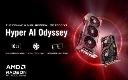 Anuncio de las tarjetas gráficas ASUS y TUF Gaming AMD Radeon RX 7600 XT