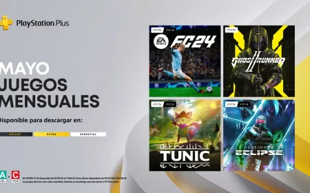 Llega en mayo para PlayStation Plus: EA Sports FC 24, Ghostrunner 2, Tunic, Destiny 2: Lightfall 