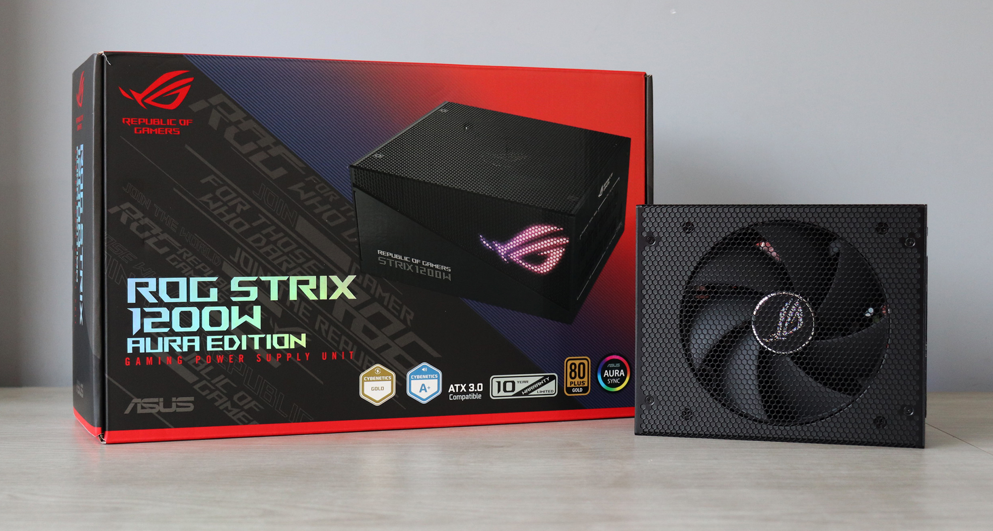 Imagen de ASUS ROG STRIX 1200W AURA EDITION– REVIEW