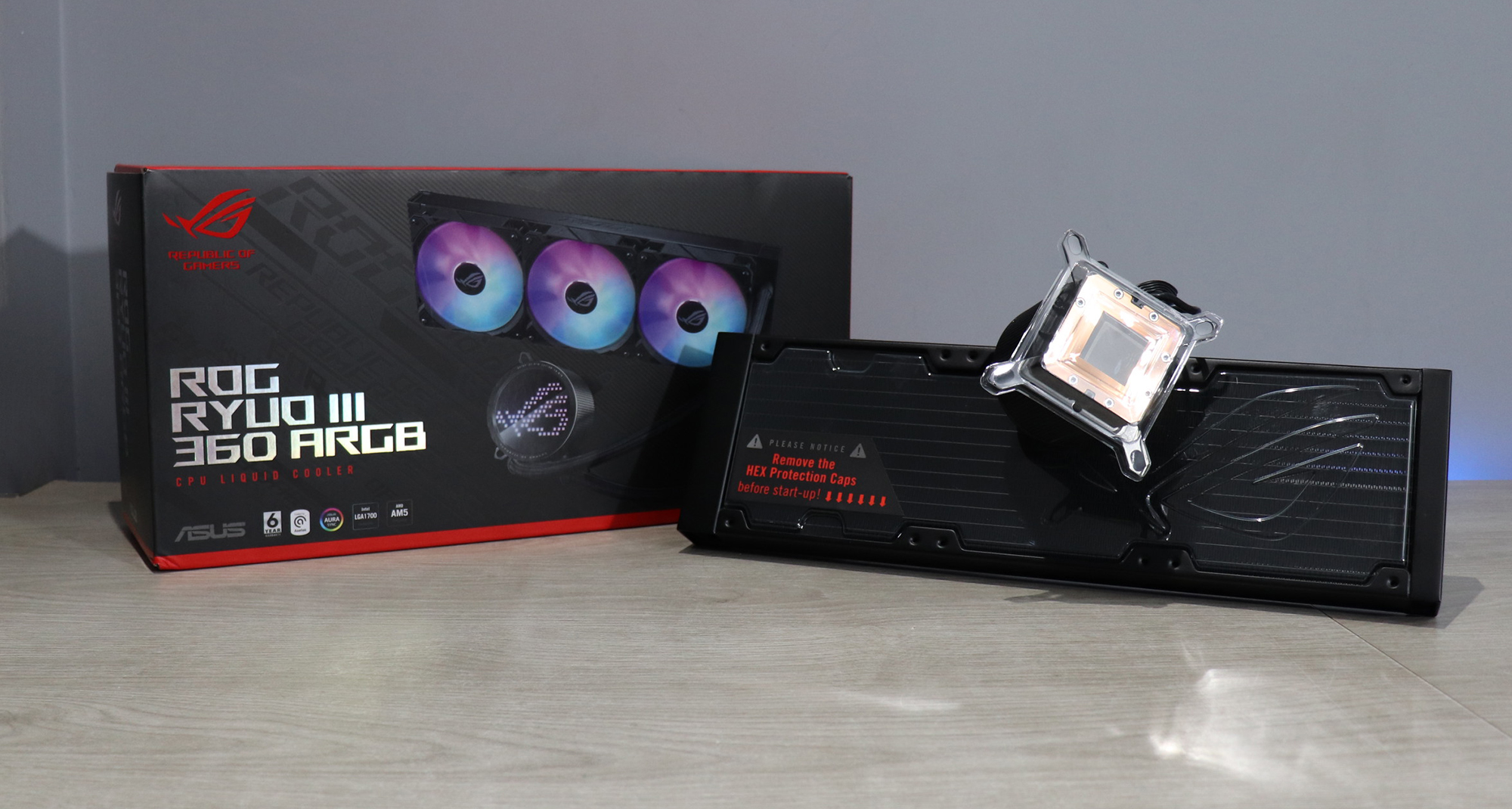Imagen de ASUS ROG RYUO LC III 360 ARGB – REVIEW