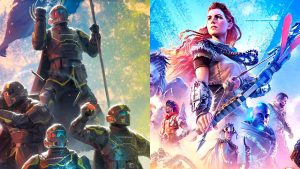 Horizon Zero Dawn; Helldivers 2