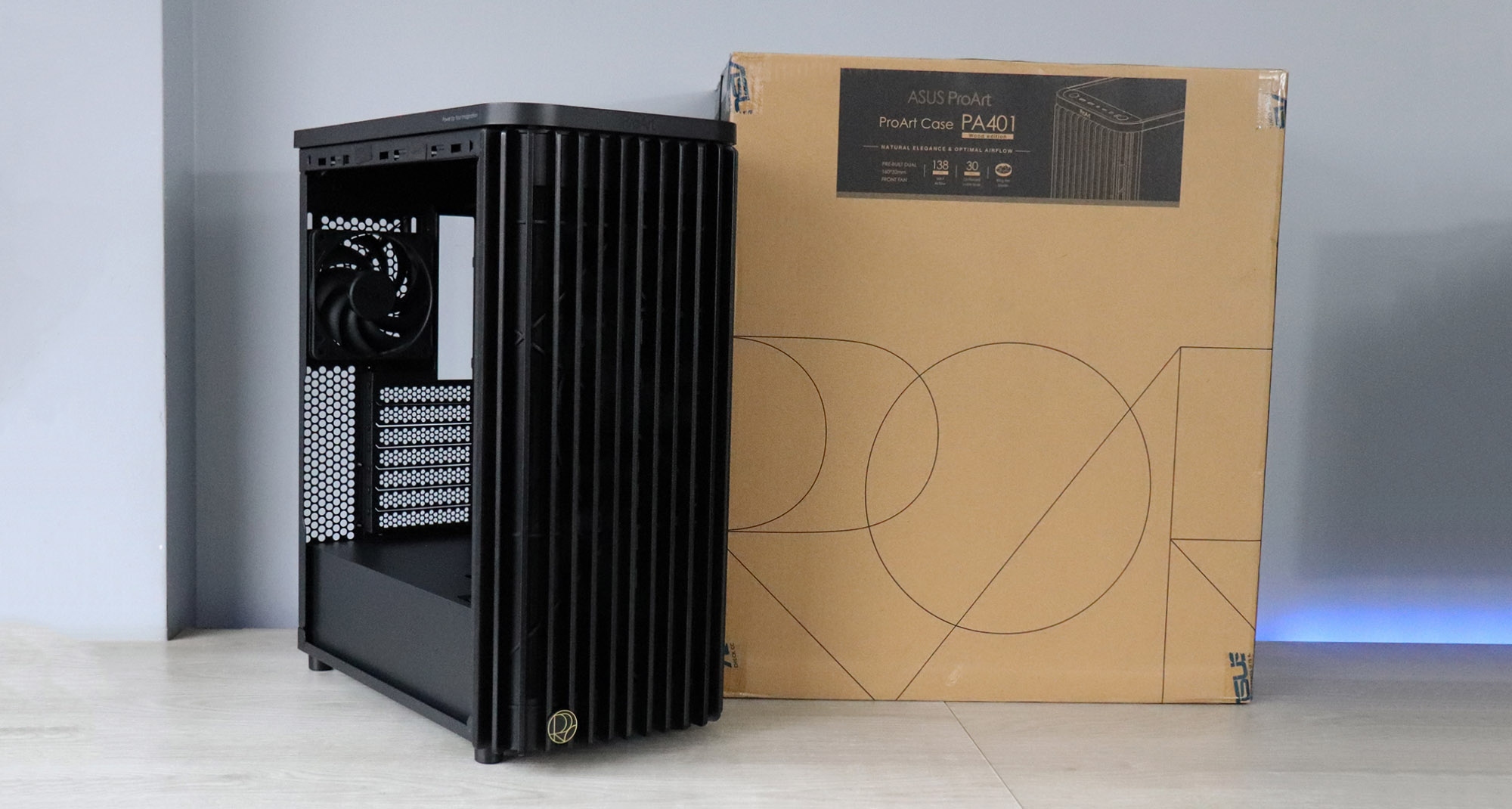 Imagen de ASUS ProArt Case PA401 (Wood Edition) – REVIEW