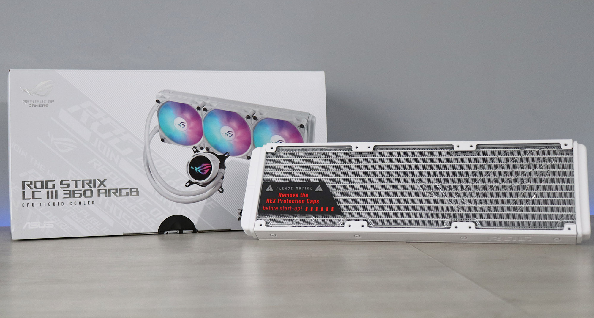 Imagen de ASUS ROG STRIX LC III 360 ARGB WHITE – REVIEW