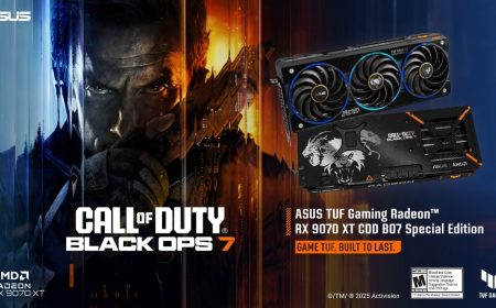 ASUS TUF Gaming presenta la nueva AMD Radeon RX 9070 XT Call of Duty Black Ops 7 Edition