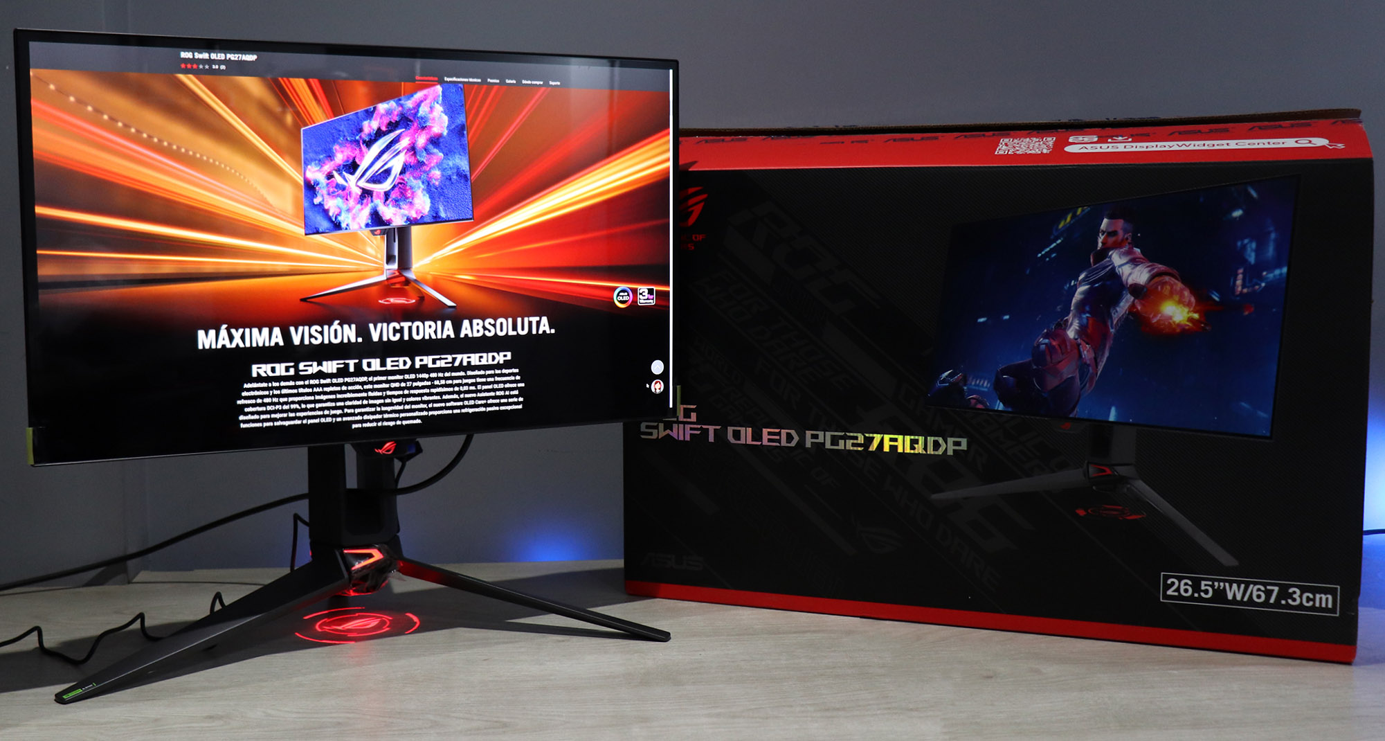 Imagen de ROG SWIFT OLED PG27AQDP – Review