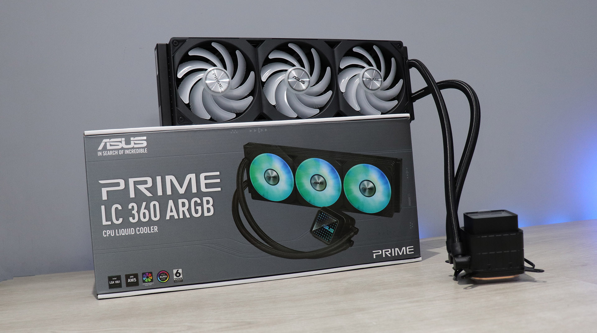 Imagen de ASUS PRIME LC 360 ARGB - REVIEW