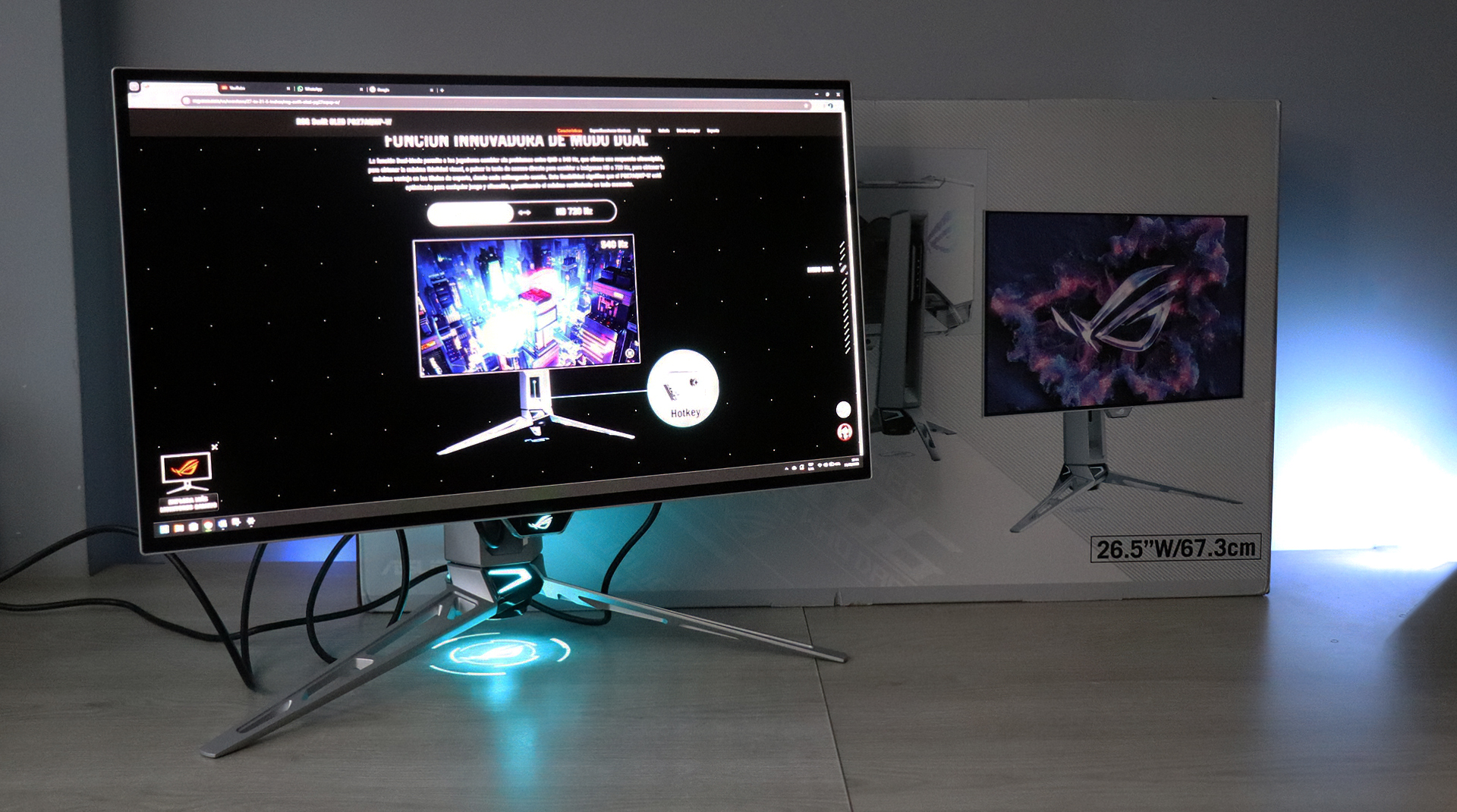 Imagen de ASUS ROG Swift PG27AQWP-W - REVIEW