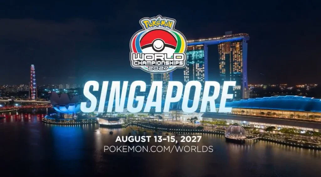 El Campeonato Mundial Pokémon 2027 se celebrará en Singapur